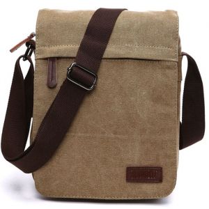Sac bandouli&egrave;re pour homme en toile vintage sac pour homme haut de gamme