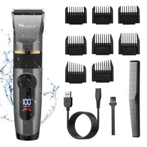 SURKER Tondeuse Cheveux Pour Homme Tondeuse Barbe Etanche USB Charge