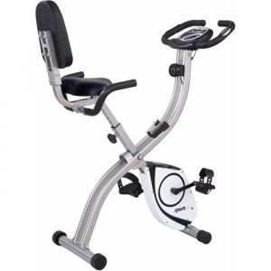 Vélo dappartement pliable SportPlus SP-HT-1003 8 Niveaux de Résistance Capteurs de Pouls intégrés