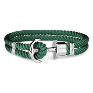 Bracelet - Paul Hewitt - Unisexe - Vert - Argenté - 14-15 cm