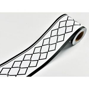 Frise Murale AdhesiveFrises autocollantes d&eacute;coratives Bordure de papier peint Frise Murale Adhesive pour Cuisine13cm X 1000cm