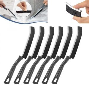 6 Brosses Nettoyage Poils Durs Joint Carrelage Salle Bain Toilettes Cuisine Rainure Fen&ecirc;tre