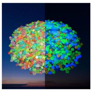 300 Pièces Lumineux CaillouxDecoratif Pierres Lumineuse Exterieur Cailloux Aquarium Convient Pour Les Décoratives DExtérieur Diy