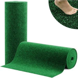 Moquette dextérieur Gazon en rouleau  Ep= 7 mm Vert 100 x 350 cm