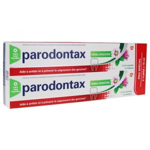 Parodontax Dentifrice Herbal Sensation Lot de 2 x 75ml