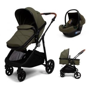 Baninni 3-en-1 Poussette Multi Stands avec Siège d’Auto Nelia Vert
