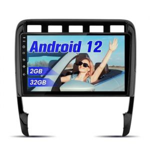 AWESAFE Autoradio Android 13 2Go+32Go pour Porsche Cayenne 9PA (2002-2010) 9 Écran Tactile avec Android Auto Carplay GPS WiFi