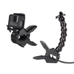 Support de montage à pince flexible réglable pour GoPro Hero 13 12 11 10 9 8 7 6 5 Black Insta360 Accessoires de caméra daction