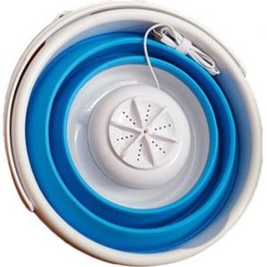 Mini Portable Ultrasonic Turbine Machine À Laver Pliable Seau Type USB Blanchisserie Lessiveuse Nettoyant Pour Le Voyage À La