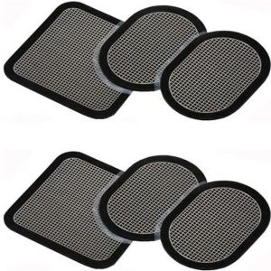 6 Électrodes de CeintureCompatible avec Abs Series 2 set Électrode de Rechange pour Slendertone Ceintures Musculation