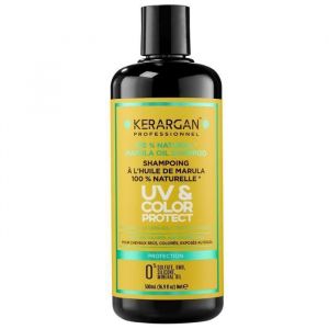 Kerargan - Shampoing Protecteur UV & Couleur Marula pour Cheveux Secs & Colorés - Protège Nourrit - Sans Sulfate Silicone - 500ml