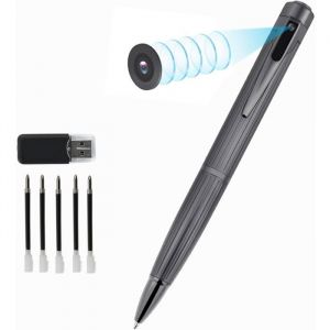 Cam&eacute;ra Espion - 1001 PILES BATTERIES - Stylo Cam&eacute;ra 1080P - 32 Go - D&eacute;tection de Mouvement - HD 1920p