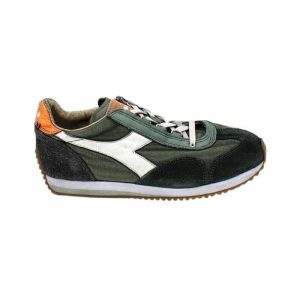 Baskets Diadora Heritage - Equipe H dirty stone wash evo - Vert - Homme - Lacets