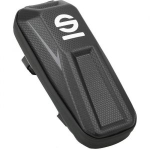 Organiseur De Sac - Pochette De Sac Sparco Sacoche de Cadre de V&eacute;lo Grise en Eva avec Coque Rigide &Eacute;tanche et Antichoc