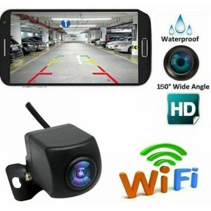 Caméra De Recul Sans Fil Hd Wifi Caméra De Recul Pour Voiture Véhicules Caméra De Recul Wifi Avec Vision Nocturne Moniteur De