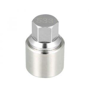 &Eacute;crou de roue X AUTOHAUX 533 Cl&eacute; D&eacute;montage Serrure Douille &Eacute;crou Antivol de Roue Voiture pour VW Touareg Magotan Tiguan Phaeton