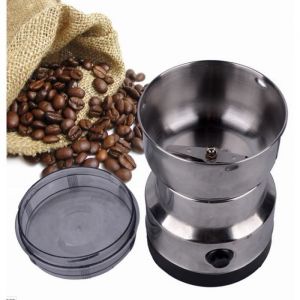 Cafe Moulin &agrave; Caf&eacute; &Eacute;lectrique &agrave; Lames en Acier Inoxydable Broyeur multifonctionnel pour Moudre du Caf&eacute;des &eacute;pice -QNQ