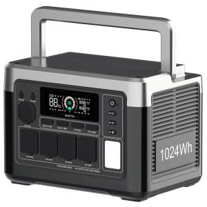 Centrale Électrique Portable OUKITEL P1000 PLUS - Générateur Solaire 1800W 1024Wh - Batterie LiFePO4 - Charge Rapide - Contrôle App
