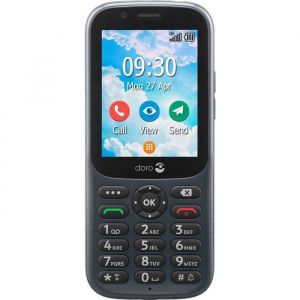 Primo by DORO 730X Téléphone portable pour séniors IP54 Touche SOS graphite