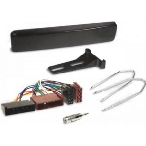 Kit Adaptateur Autoradio 1DIN - Ford - Noir - Universel - Antenne ISO - Cl&eacute;s dextraction