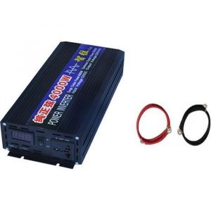Convertisseur 12V à 220V - GOBRO - Modèle 4000W - Onde pure sinus - Puissance continue 1800W - Idéal camping