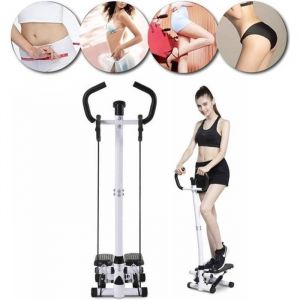 Stepper Rotatif Guidon avec Cordes élastiques – Compteur électronique – Hauteur réglable