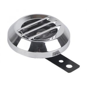 Garosa klaxon fort &eacute;lectrique Sir&egrave;ne de klaxon &eacute;lectrique de moto universelle 12V 110DB haut-parleur de klaxon rond &eacute;tanche