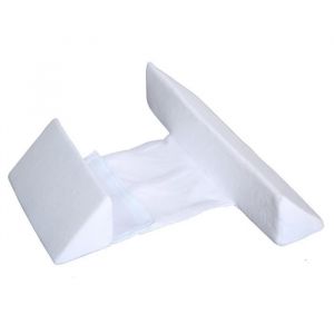Cale bebe—Lavable—Ajustable—Protecteur de taille—cale bebe lateral—Anti-déviation de la tête—43x10x10cm—Blanc