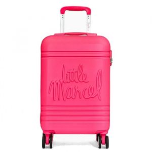 Valise cabine passe-partout rigide 55 cm - Fuchsia - LM10711P