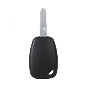 Dilwe Porte-clés à 2 boutons 2 boutons non coupés lame vierge à distance Auto voiture clé Fob coque pour Renault Kangoo Dacia