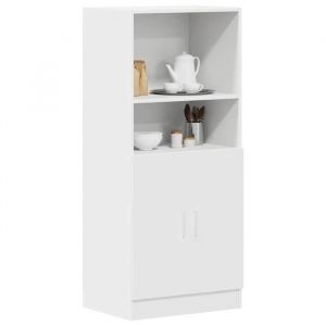 Armoire de cuisine Meuble bas de Cuisine Armoire de cuisine blanc 57x415x1315cm bois dingénierie SQZR893933 Home - Living