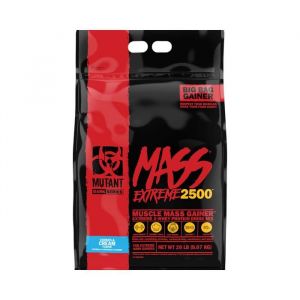 Mutant Mass Extrem 20lbs Cookies et crème Mutant Gainers - Prise de Masse