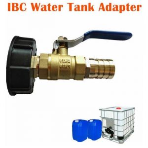 Raccord robinet en laiton S60x6 adaptateur de cuve avec sortie rapide de 25 mm pour cuve IBC couleurs multiples Largeight