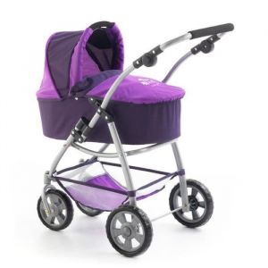 La poussette pour poup&eacute;e combin&eacute;e 3 en 1 EMOTION ALL IN - Violet
