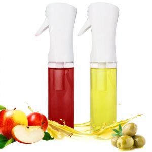 2 pces Spray Huile Cuisine. Vaporisateur Huile d’Olive. Spray de Cuisson pour Salade Pizza. Bouteille Huile en Spray 300 ML