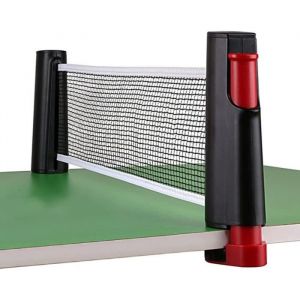 Filet Tennis Table rétractable Portable Jeux ping-Pong Net kit Remplacement ping Pong réglable Voyage Accessoires du sport