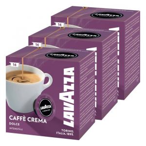 Capsules de Caf&eacute; - Lavazza - A Modo Mio - Cr&egrave;me Longue Doucement - Lot de 3
