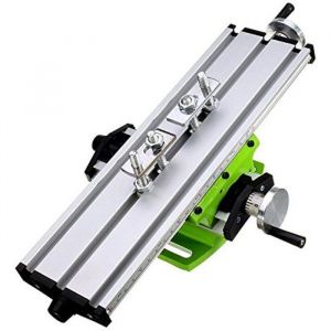 Mini-fraiseuse table de travail étau banc composé portable table coulissante transversale réglable sur 2 axes X-Y