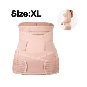 Bandeau ventral post-partum 3 en 1 - ceinture abdominale post-partum pour la r&eacute;cup&eacute;ration post-partum-XL