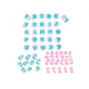 36PCS Emporte-Pi&egrave;ce Lettres Alphabet Nombre D&eacute;coupoirs pour D&eacute;coration P&acirc;te &agrave; Sucre Biscuit Gteau Ustensiles &agrave; P&acirc;tisserieEm