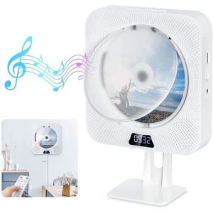 RADIO CD Lecteur CD Portable Gueray Montage Mural Bluetooth Hautparleurs HiFi Inteacutegreacutes Radio FM Audio Domestique USB L7