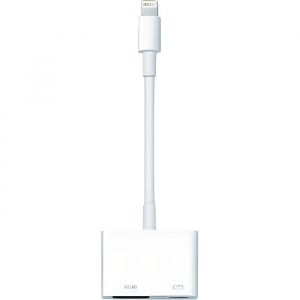 Adaptateur AV Num&eacute;rique - Apple - iPad/iPod - HDMI - M&acirc;le Dock Lightning - Blanc
