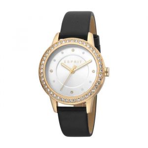 Montre Femme Esprit Analogique Quartz ES1L163L0045 - Noir - Cuir - Classique