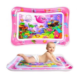 Tapis Eau Eveil 70x50cm Gonflable Sensoriel Tapis DEau pour Bb de 3 6 9 12 Mois Tummy Time Jeu Water Mat Jouets Deve TAPIS DEVEIL