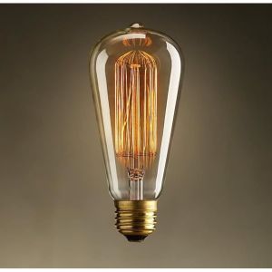 Ampoule E27 filament incandescente 40W Blanc chaud