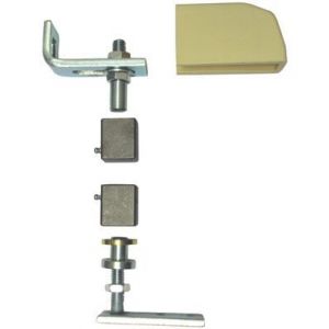 Pivot de portail m&eacute;tallique - G&eacute;n&eacute;rique - S&eacute;rie 100 - R&eacute;glable - Tube 40x40mm - 150kg max