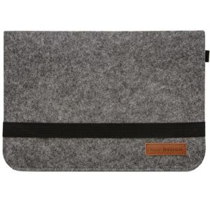 Housse Laptop 13.3 Feutre 35x24 cm Tablette MacBook Pro Air iPad Surface Gris