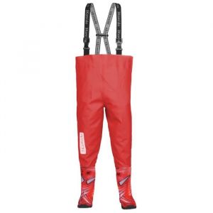 3Kamido Enfant Cuissardes de p&ecirc;che 21-36 EU Taille Ajustable Waders Bottes de p&ecirc;che - SPIDER rouge