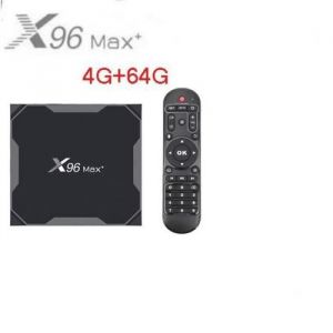 X96 Max Plus 4 + 64 Go S905X3 Smart TV Box 8k Android90 Amlogic Espagne Stock en option 24G 50G WIIF BT40 1000M G30 MX3 Voic