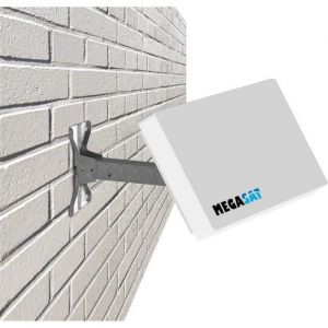 MegaSat D4 Profi Line Antenne SAT blanc  PARABOLE